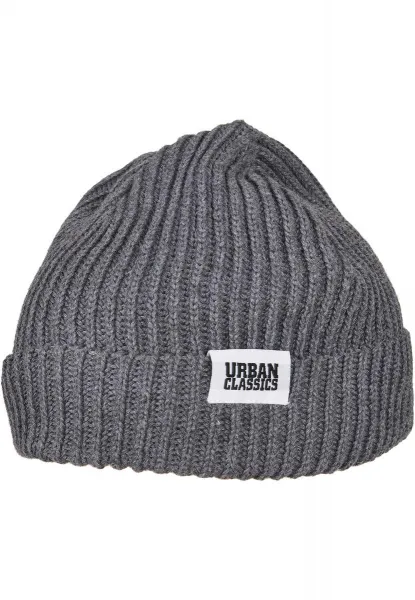 Fisherman Beanie Hat - Grey
