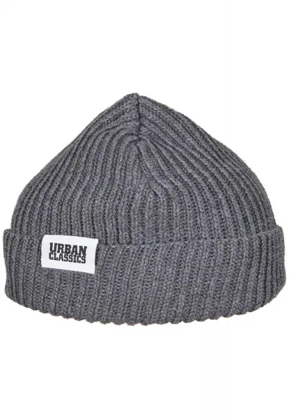 Fisherman Beanie Hat - Grey