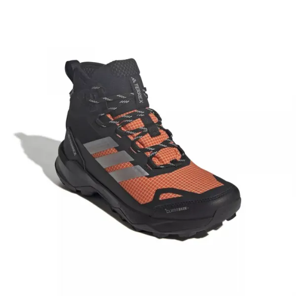 Pánska členková turistická obuv ADIDAS Terrex Skychaser AX5 Mid GTX Clima M core black matte silver semi impact orange
