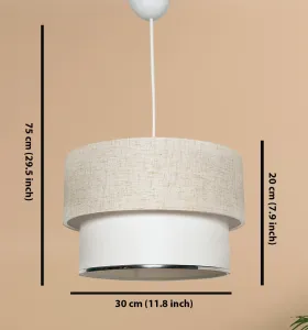 Závesný luster Corbeu - Cream