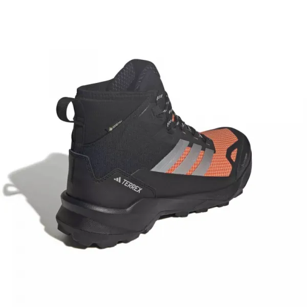 Pánska členková turistická obuv ADIDAS Terrex Skychaser AX5 Mid GTX Clima M core black matte silver semi impact orange