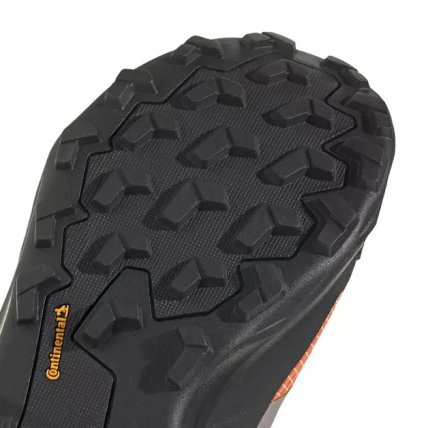 Pánska členková turistická obuv ADIDAS Terrex Skychaser AX5 Mid GTX Clima M core black matte silver semi impact orange
