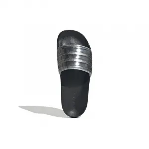 Dámske šlapky (plážová obuv) ADIDAS Adilette Shower W core black silver metallic silver metallic