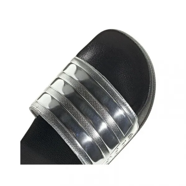 Dámske šlapky (plážová obuv) ADIDAS Adilette Shower W core black silver metallic silver metallic