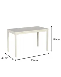 Signal Konferenční stolek Frost 75 cm krémový