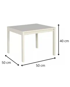 Signal Konferenční stolek Frost 50 cm krémový