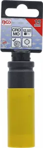 BGS Technics BGS 7503 – ochranná rázová hlavica Ultra Slim 1/2", 19 mm, 86 mm