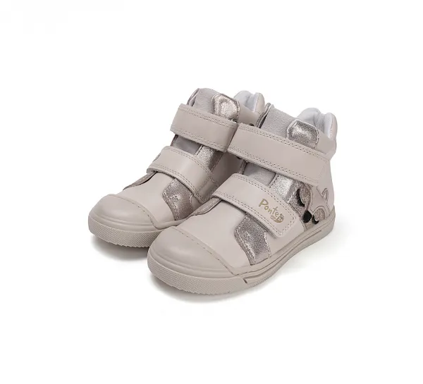 D.D.Step D.D. step Ponte20 Cream kožené topánky DA-06-5-2443 Veľkosť nohy: 23