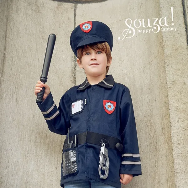 Souza! – detský kostým – Policajt – 4 – 7 rokov, 110 – 122 cm