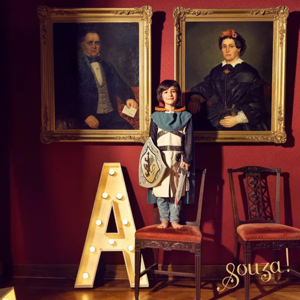 Souza! – detský kostým – Rytier Geoffrey – 5 – 7 rokov, 110 – 122 cm