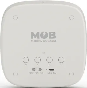 Budík a nočné svetlo – MOB Billy Clock and light – Grey