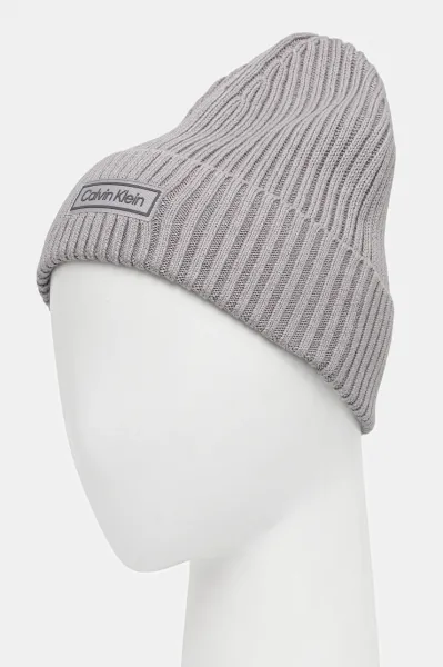 Čiapka s prímesou kašmíru Calvin Klein