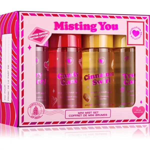 I Heart Revolution Xmas 2025 Mini Mist set vianočná darčeková sada pre ženy