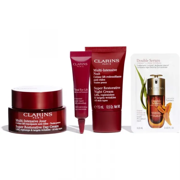 Clarins Super Restorative Holiday Season darčeková sada