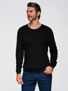 Pánsky sveter OMBRE Sweater OM-SWSW-0182 V-2 black