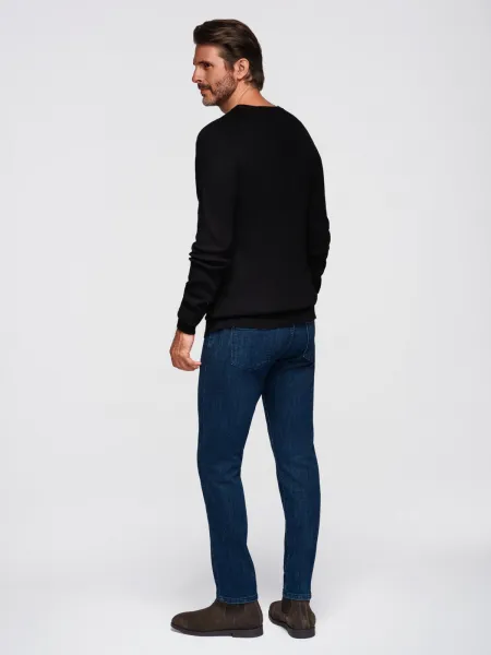 Pánsky sveter OMBRE Sweater OM-SWSW-0182 V-2 black