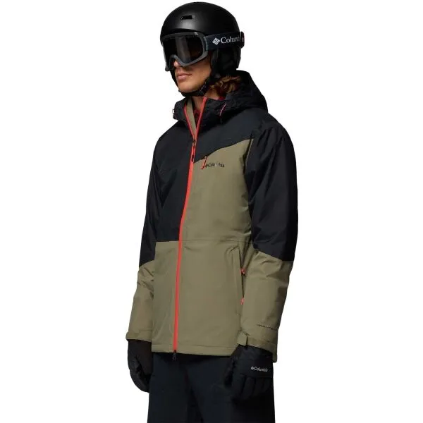 Columbia ICEBERG POINT JACKET Pánska lyžiarska bunda, khaki, veľkosť