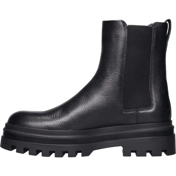 Calvin Klein LUGGED CHELSEA BOOT HIGH LTH Pánska členková obuv, čierna, veľkosť