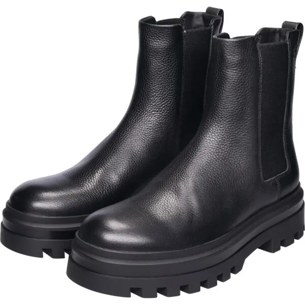 Calvin Klein LUGGED CHELSEA BOOT HIGH LTH Pánska členková obuv, čierna, veľkosť