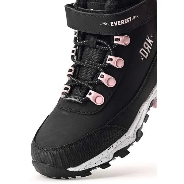 DRK EVEREST K Detská zimná obuv, čierna, veľkosť