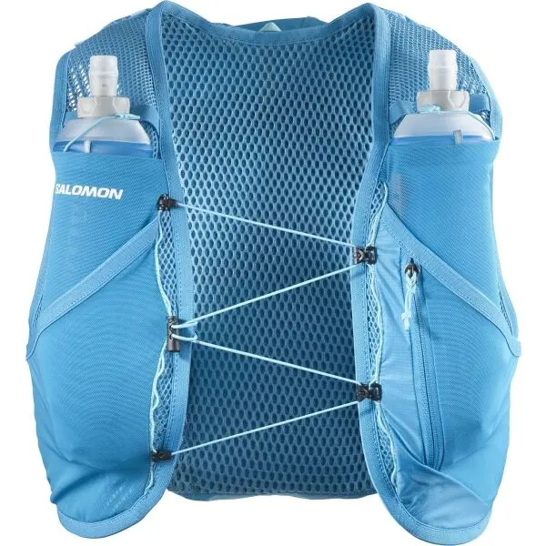 Salomon ACTIVE SKIN 8 SET Bežecká vesta, svetlomodrá, veľkosť