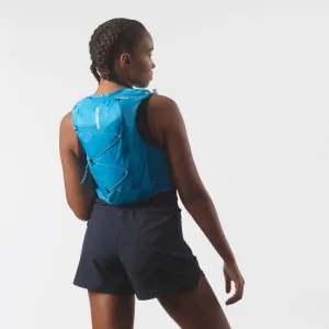Salomon ACTIVE SKIN 8 SET Bežecká vesta, svetlomodrá, veľkosť