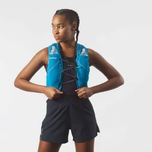 Salomon ACTIVE SKIN 8 SET Bežecká vesta, svetlomodrá, veľkosť