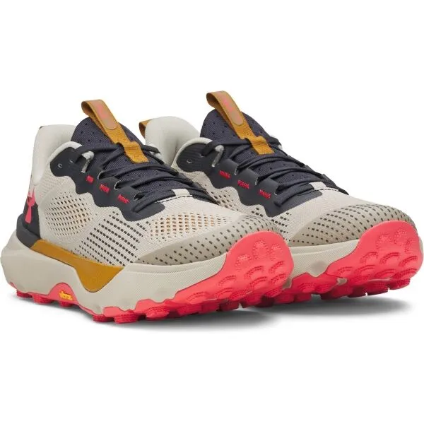 Under Armour INFINITE PRO TRAIL Pánska bežecká obuv, béžová, veľkosť 41