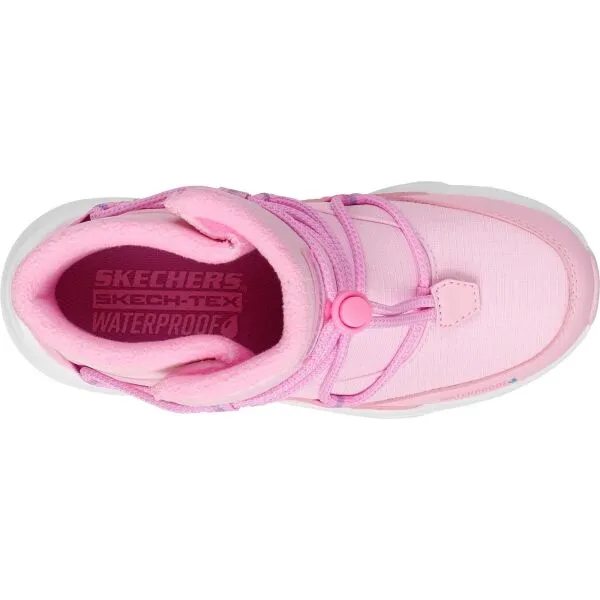 Skechers TURBO TREAD Detská zimná obuv, ružová, veľkosť