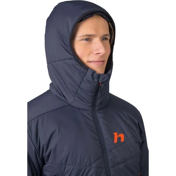 Hannah GABBER HOODY Pánska zateplená bunda, tmavo modrá, veľkosť