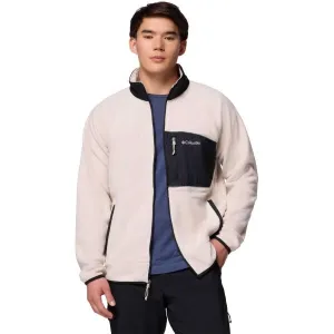 Columbia FAST TREK OVERLAY FULL ZIP Pánska flísová mikina, béžová, veľkosť