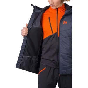 Hannah GABBER HOODY Pánska zateplená bunda, tmavo modrá, veľkosť