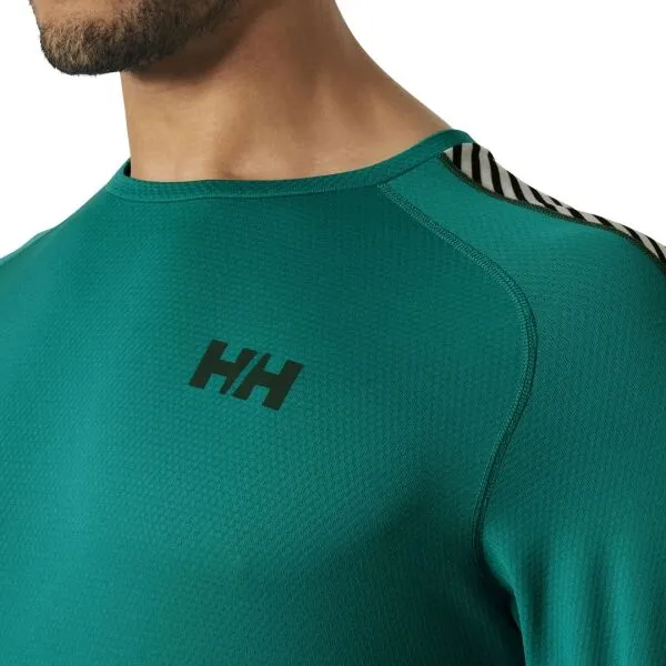 Helly Hansen LIFA ACTIVE STRIPE CREW Pánske funkčné tričko, zelená, veľkosť