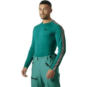 Helly Hansen LIFA ACTIVE STRIPE CREW Pánske funkčné tričko, zelená, veľkosť