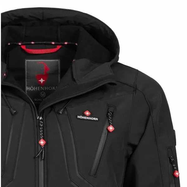 HÖHENHORN SCHILTHORN Pánska softshellová bunda, čierna, veľkosť