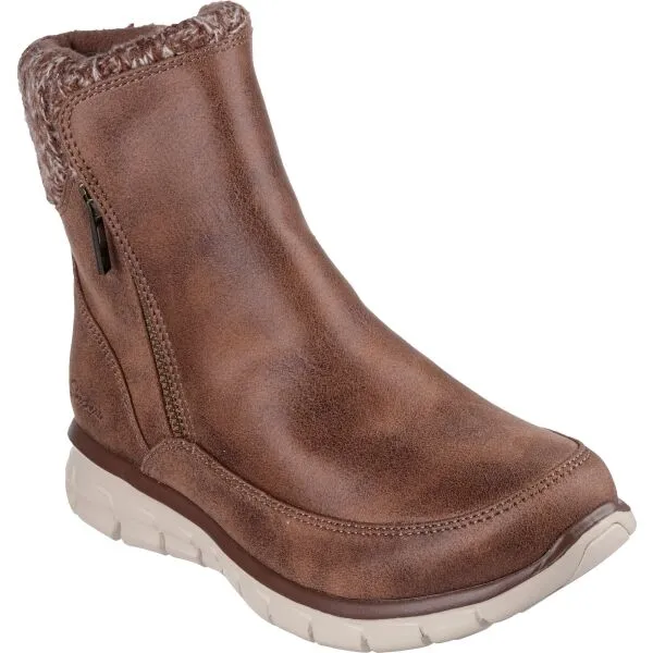 Skechers SYNERGY - LOVERY COLLAB Dámska zimná obuv, hnedá, veľkosť