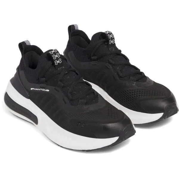 Under Armour GS PHANTOM 4 Chlapčenská vychádzková obuv, čierna, veľkosť 38.5