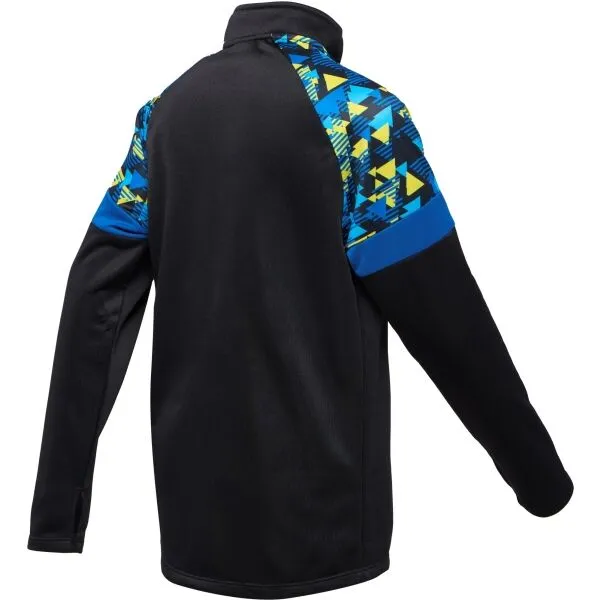 Umbro FORMATION QUARTER ZIP - JNR Detská športová mikina, čierna, veľkosť