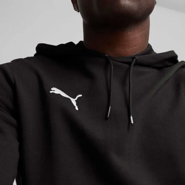 Puma TEAMGOAL 23 CASUALS HOODY JR Detská futbalová mikina, čierna, veľkosť