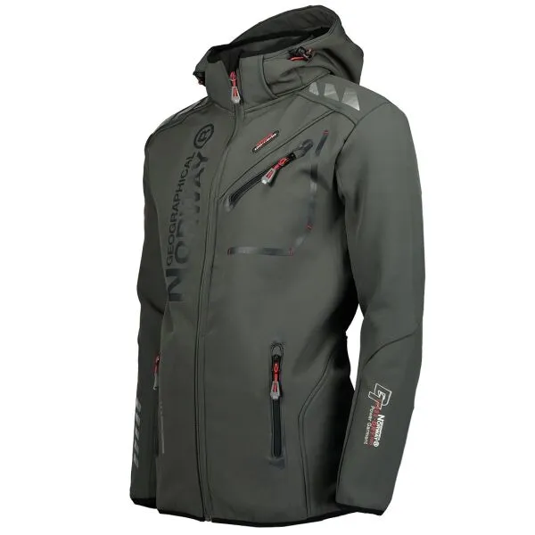 GEOGRAPHICAL NORWAY ROYAUTE GTX Pánska softshellová bunda, tmavo sivá, veľkosť