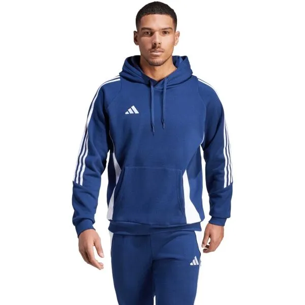 adidas TIRO 24 SWEAT Pánska mikina, tmavo modrá, veľkosť