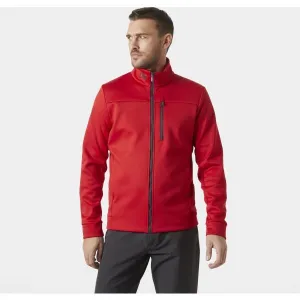 Helly Hansen CREW FLEECE JACKET Pánska flísová bunda, červená, veľkosť