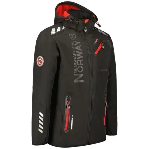 GEOGRAPHICAL NORWAY ROYAUTE GTX Pánska softshellová bunda, čierna, veľkosť