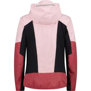 CMP WOMAN JACKET HYBRID FIX HOOD Dámska bunda, červená, veľkosť