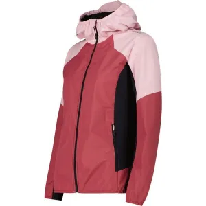 CMP WOMAN JACKET HYBRID FIX HOOD Dámska bunda, červená, veľkosť