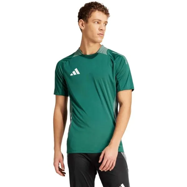 adidas TIRO24 TRAINING JERSEY Futbalový dres, tmavo zelená, veľkosť