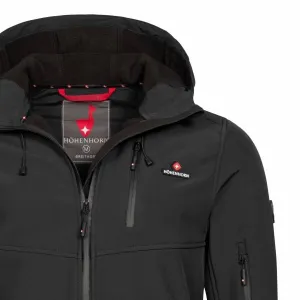 HÖHENHORN BREITHORN Pánska softshellová bunda, čierna, veľkosť
