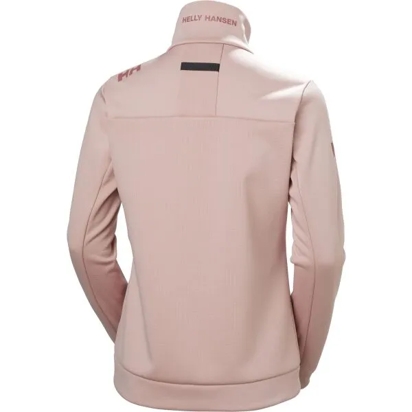 Helly Hansen W CREW FLEECE JACKET Dámska flísová mikina, ružová, veľkosť