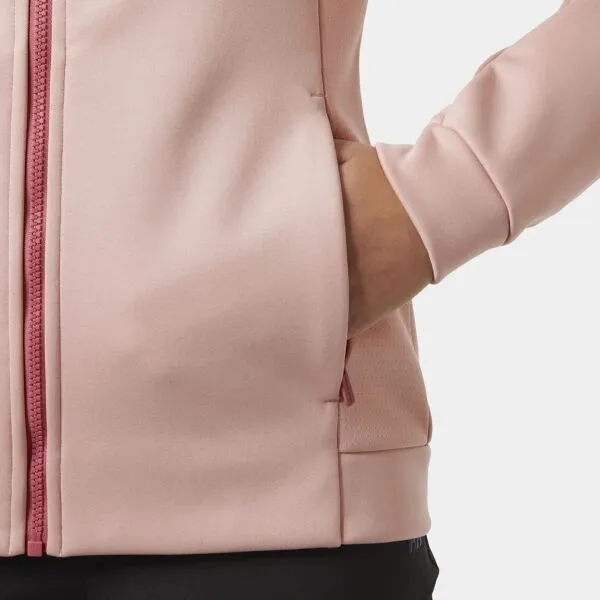 Helly Hansen W CREW FLEECE JACKET Dámska flísová mikina, ružová, veľkosť