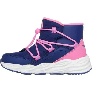 Skechers TURBO TREAD Detská zimná obuv, tmavo modrá, veľkosť